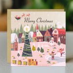 Merry Christmas Card For Girls Women Xmas Greetings Card Seasons