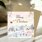 Christmas Card Seasons Greetings Festive Xmas Cards For Friends
