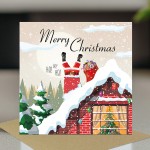 Merry Christmas Seasons Greetings Card For Friends Family