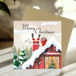Merry Christmas Seasons Greetings Card For Friends Family