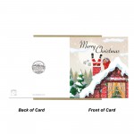 Merry Christmas Seasons Greetings Card For Friends Family