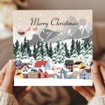 Merry Christmas Card Seasons Greetings For Him and Her