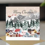 Merry Christmas Card Seasons Greetings For Him and Her
