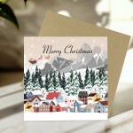 Merry Christmas Card Seasons Greetings For Him and Her
