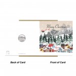 Merry Christmas Card Seasons Greetings For Him and Her