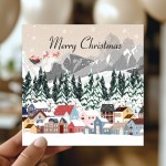 Merry Christmas Card Seasons Greetings For Him and Her
