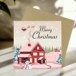 Christmas Card Xmas Greetings Card For Kids Children 145x145mm