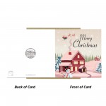 Christmas Card Xmas Greetings Card For Kids Children 145x145mm