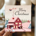 Christmas Card Xmas Greetings Card For Kids Children 145x145mm