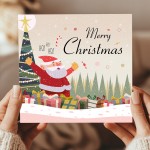 Merry Christmas Santa Card For Kids Children Xmas Cards