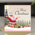 Merry Christmas Santa Card For Kids Children Xmas Cards