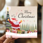 Merry Christmas Santa Card For Kids Children Xmas Cards