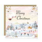 Merry Christmas Card Pack of 6 Multipack Xmas Cards For Friends 