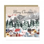 Merry Christmas Card Pack of 6 Multipack Xmas Cards For Friends 