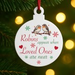 Christmas Memorial Decoration For Mum Dad Grandad Robin Plaque Christmas Memorial Decoration For Mum Dad Grandad Robin Plaque