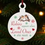 Christmas Memorial Decoration For Mum Dad Grandad Robin Plaque Christmas Memorial Decoration For Mum Dad Grandad Robin Plaque