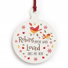 Memorial Decoration For Mum Dad Nan Robin Remembrance Gift