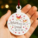 Memorial Decoration For Mum Dad Nan Robin Remembrance Gift