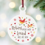 Memorial Decoration For Mum Dad Nan Robin Remembrance Gift