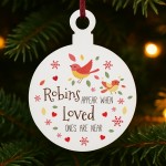 Memorial Decoration For Mum Dad Nan Robin Remembrance Gift