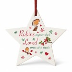 Memorial Star For Mum Dad Nan Grandad Robin Remembrance Gifts