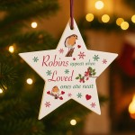 Memorial Star For Mum Dad Nan Grandad Robin Remembrance Gifts
