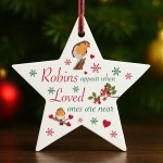 Memorial Star For Mum Dad Nan Grandad Robin Remembrance Gifts
