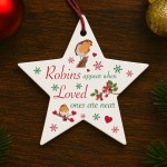 Memorial Star For Mum Dad Nan Grandad Robin Remembrance Gifts