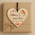 Memorial Sign For Mum Dad Nan Grandad Robin Remembrance Gifts