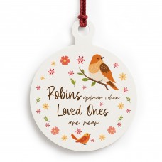 Memorial Christmas Bauble For Mum Dad Grandad Remembrance Gift