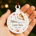 Memorial Christmas Bauble For Mum Dad Grandad Remembrance Gift