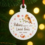 Memorial Christmas Bauble For Mum Dad Grandad Remembrance Gift