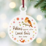 Memorial Christmas Bauble For Mum Dad Grandad Remembrance Gift