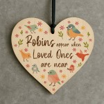 Memorial Wooden Sign For Mum Dad Nan Robin Remembrance Gift Memorial Wooden Sign For Mum Dad Nan Robin Remembrance Gift