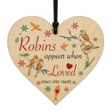 Memorial Wooden Remembrance Sign For Mum Dad Nan Robin Plaque