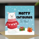Christmas Card For Kids Merry Christmas Xmas Cards For Friends
