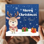 Christmas Card For Boys Girls Seasons Greetings Xmas Cards