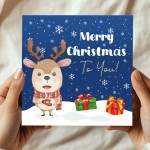Christmas Card For Boys Girls Seasons Greetings Xmas Cards