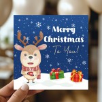 Christmas Card For Boys Girls Seasons Greetings Xmas Cards