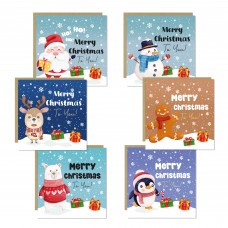 Christmas Card Multipack For Kids Children Merry Christmas Cards