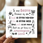 Bestie Card For Christmas Birthday Best Friend Friendship