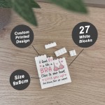 Gift For Friend Building Blocks Puzzle Gift For Her Funny Gift