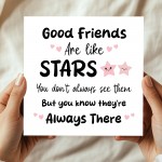 Good Friend Card Friendship Birthday Card For Friends Christmas 