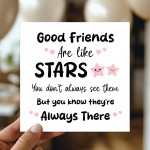 Good Friend Card Friendship Birthday Card For Friends Christmas 