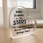 Gift For Best Friend GOOD FRIENDS ARE LIKE STARS Friendship Gift