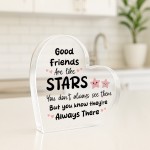 Gift For Best Friend GOOD FRIENDS ARE LIKE STARS Friendship Gift