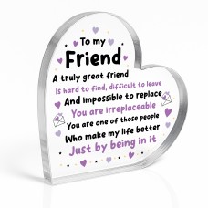 Gifts For Friend Bestie Friendship Gift Heart Christmas Birthday