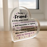 Gifts For Friend Bestie Friendship Gift Heart Christmas Birthday Gifts For Friend Bestie Friendship Gift Heart Christmas Birthday