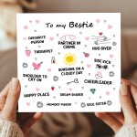 Bestie Card For Best Friend Birthday Cards For Friends Christmas Bestie Card For Best Friend Birthday Cards For Friends Christmas