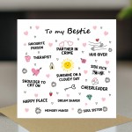 Bestie Card For Best Friend Birthday Cards For Friends Christmas Bestie Card For Best Friend Birthday Cards For Friends Christmas